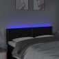 vidaXL LED Kopfteil Schwarz 144x5x78/88 cm Stoff vidaXL LED Kopfteil Schwarz 144x5x78/88 cm Stoff