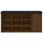 vidaXL Schuhbank Braun Eichen-Optik 102x32x50 cm Holzwerkstoff vidaXL Schuhbank Braun Eichen-Optik 102x32x50 cm Holzwerkstoff