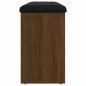 vidaXL Schuhbank Braun Eichen-Optik 102x32x50 cm Holzwerkstoff vidaXL Schuhbank Braun Eichen-Optik 102x32x50 cm Holzwerkstoff