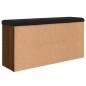 vidaXL Schuhbank Braun Eichen-Optik 102x32x50 cm Holzwerkstoff vidaXL Schuhbank Braun Eichen-Optik 102x32x50 cm Holzwerkstoff