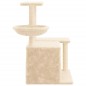 vidaXL Kratzbaum mit Sisal-Kratzsäulen Creme 83 cm vidaXL Kratzbaum mit Sisal-Kratzsäulen Creme 83 cm