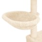 vidaXL Kratzbaum mit Sisal-Kratzsäulen Creme 83 cm vidaXL Kratzbaum mit Sisal-Kratzsäulen Creme 83 cm