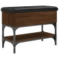 vidaXL Schuhbank Braun Eichen-Optik 62x32x45 cm Holzwerkstoff vidaXL Schuhbank Braun Eichen-Optik 62x32x45 cm Holzwerkstoff