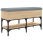 vidaXL Schuhbank Sonoma-Eiche 82x32x45 cm Holzwerkstoff vidaXL Schuhbank Sonoma-Eiche 82x32x45 cm Holzwerkstoff