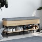 vidaXL Schuhbank Sonoma-Eiche 102x32x45 cm Holzwerkstoff vidaXL Schuhbank Sonoma-Eiche 102x32x45 cm Holzwerkstoff