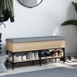 vidaXL Schuhbank Sonoma-Eiche 102x32x45 cm Holzwerkstoff vidaXL Schuhbank Sonoma-Eiche 102x32x45 cm Holzwerkstoff