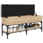 vidaXL Schuhbank Sonoma-Eiche 102x32x45 cm Holzwerkstoff vidaXL Schuhbank Sonoma-Eiche 102x32x45 cm Holzwerkstoff