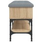 vidaXL Schuhbank Sonoma-Eiche 102x32x45 cm Holzwerkstoff vidaXL Schuhbank Sonoma-Eiche 102x32x45 cm Holzwerkstoff