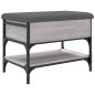 vidaXL Schuhbank Grau Sonoma 62x42x45 cm Holzwerkstoff vidaXL Schuhbank Grau Sonoma 62x42x45 cm Holzwerkstoff