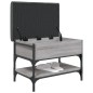vidaXL Schuhbank Grau Sonoma 62x42x45 cm Holzwerkstoff vidaXL Schuhbank Grau Sonoma 62x42x45 cm Holzwerkstoff