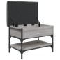 vidaXL Schuhbank Grau Sonoma 62x42x45 cm Holzwerkstoff vidaXL Schuhbank Grau Sonoma 62x42x45 cm Holzwerkstoff