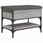 vidaXL Schuhbank Grau Sonoma 62x42x45 cm Holzwerkstoff vidaXL Schuhbank Grau Sonoma 62x42x45 cm Holzwerkstoff