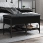 vidaXL Schuhbank Schwarz 82x42x45 cm Holzwerkstoff vidaXL Schuhbank Schwarz 82x42x45 cm Holzwerkstoff