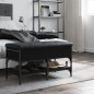 vidaXL Schuhbank Schwarz 82x42x45 cm Holzwerkstoff vidaXL Schuhbank Schwarz 82x42x45 cm Holzwerkstoff