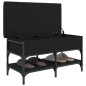 vidaXL Schuhbank Schwarz 82x42x45 cm Holzwerkstoff vidaXL Schuhbank Schwarz 82x42x45 cm Holzwerkstoff