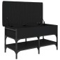 vidaXL Schuhbank Schwarz 82x42x45 cm Holzwerkstoff vidaXL Schuhbank Schwarz 82x42x45 cm Holzwerkstoff