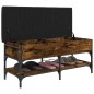 vidaXL Schuhbank Räuchereiche 102x42x45 cm Holzwerkstoff vidaXL Schuhbank Räuchereiche 102x42x45 cm Holzwerkstoff