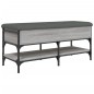 vidaXL Schuhbank Grau Sonoma 102x42x45 cm Holzwerkstoff vidaXL Schuhbank Grau Sonoma 102x42x45 cm Holzwerkstoff