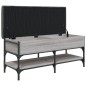 vidaXL Schuhbank Grau Sonoma 102x42x45 cm Holzwerkstoff vidaXL Schuhbank Grau Sonoma 102x42x45 cm Holzwerkstoff