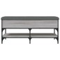 vidaXL Schuhbank Grau Sonoma 102x42x45 cm Holzwerkstoff vidaXL Schuhbank Grau Sonoma 102x42x45 cm Holzwerkstoff