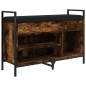 vidaXL Schuhbank Räuchereiche 85,5x32x57,5 cm Holzwerkstoff vidaXL Schuhbank Räuchereiche 85,5x32x57,5 cm Holzwerkstoff