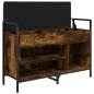vidaXL Schuhbank Räuchereiche 85,5x32x57,5 cm Holzwerkstoff vidaXL Schuhbank Räuchereiche 85,5x32x57,5 cm Holzwerkstoff