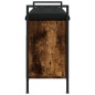 vidaXL Schuhbank Räuchereiche 85,5x32x57,5 cm Holzwerkstoff vidaXL Schuhbank Räuchereiche 85,5x32x57,5 cm Holzwerkstoff