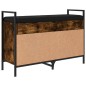 vidaXL Schuhbank Räuchereiche 85,5x32x57,5 cm Holzwerkstoff vidaXL Schuhbank Räuchereiche 85,5x32x57,5 cm Holzwerkstoff