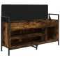 vidaXL Schuhbank Räuchereiche 105,5x32x57,5 cm Holzwerkstoff vidaXL Schuhbank Räuchereiche 105,5x32x57,5 cm Holzwerkstoff