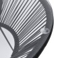 5-tlg. Garten-Essgruppe PVC Rattan Schwarz 5-tlg. Garten-Essgruppe PVC Rattan Schwarz