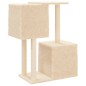 vidaXL Kratzbaum mit Sisal-Kratzsäulen Creme 86 cm vidaXL Kratzbaum mit Sisal-Kratzsäulen Creme 86 cm