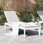 vidaXL Sonnenliege Weiß 186x60x29 cm PP vidaXL Sonnenliege Weiß 186x60x29 cm PP