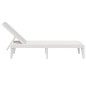 vidaXL Sonnenliege Weiß 186x60x29 cm PP vidaXL Sonnenliege Weiß 186x60x29 cm PP