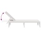vidaXL Sonnenliege Weiß 186x60x29 cm PP vidaXL Sonnenliege Weiß 186x60x29 cm PP
