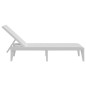 vidaXL Sonnenliege Weiß 186x60x29 cm PP vidaXL Sonnenliege Weiß 186x60x29 cm PP