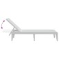 vidaXL Sonnenliege Weiß 186x60x29 cm PP vidaXL Sonnenliege Weiß 186x60x29 cm PP