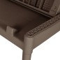 vidaXL Sonnenliege Braun 186x60x29 cm PP vidaXL Sonnenliege Braun 186x60x29 cm PP