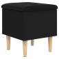 vidaXL Sitzbank mit Stauraum Schwarz 42x42x46 cm Holzwerkstoff vidaXL Sitzbank mit Stauraum Schwarz 42x42x46 cm Holzwerkstoff