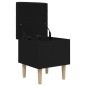 vidaXL Sitzbank mit Stauraum Schwarz 42x42x46 cm Holzwerkstoff vidaXL Sitzbank mit Stauraum Schwarz 42x42x46 cm Holzwerkstoff