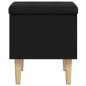 vidaXL Sitzbank mit Stauraum Schwarz 42x42x46 cm Holzwerkstoff vidaXL Sitzbank mit Stauraum Schwarz 42x42x46 cm Holzwerkstoff