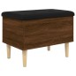 vidaXL Sitzbank mit Stauraum Braun Eichen-Optik 62x42x46 cm vidaXL Sitzbank mit Stauraum Braun Eichen-Optik 62x42x46 cm