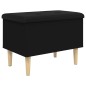 vidaXL Sitzbank mit Stauraum Schwarz 62x42x46 cm Holzwerkstoff vidaXL Sitzbank mit Stauraum Schwarz 62x42x46 cm Holzwerkstoff
