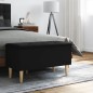 vidaXL Sitzbank mit Stauraum Schwarz 82x42x46 cm Holzwerkstoff vidaXL Sitzbank mit Stauraum Schwarz 82x42x46 cm Holzwerkstoff