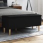 vidaXL Sitzbank mit Stauraum Schwarz 102x42x46 cm Holzwerkstoff vidaXL Sitzbank mit Stauraum Schwarz 102x42x46 cm Holzwerkstoff