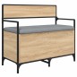 vidaXL Sitzbank mit Stauraum Sonoma-Eiche 85,5x42x73,5cm Holzwerkstoff vidaXL Sitzbank mit Stauraum Sonoma-Eiche 85,5x42x73,5cm Holzwerkstoff