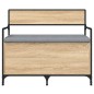 vidaXL Sitzbank mit Stauraum Sonoma-Eiche 85,5x42x73,5cm Holzwerkstoff vidaXL Sitzbank mit Stauraum Sonoma-Eiche 85,5x42x73,5cm Holzwerkstoff