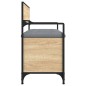 vidaXL Sitzbank mit Stauraum Sonoma-Eiche 85,5x42x73,5cm Holzwerkstoff vidaXL Sitzbank mit Stauraum Sonoma-Eiche 85,5x42x73,5cm Holzwerkstoff