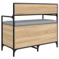 vidaXL Sitzbank mit Stauraum Sonoma-Eiche 85,5x42x73,5cm Holzwerkstoff vidaXL Sitzbank mit Stauraum Sonoma-Eiche 85,5x42x73,5cm Holzwerkstoff