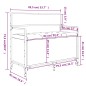 vidaXL Sitzbank mit Stauraum Sonoma-Eiche 85,5x42x73,5cm Holzwerkstoff vidaXL Sitzbank mit Stauraum Sonoma-Eiche 85,5x42x73,5cm Holzwerkstoff