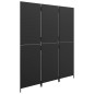 vidaXL Paravent 3-tlg. Schwarz Poly Rattan vidaXL Paravent 3-tlg. Schwarz Poly Rattan